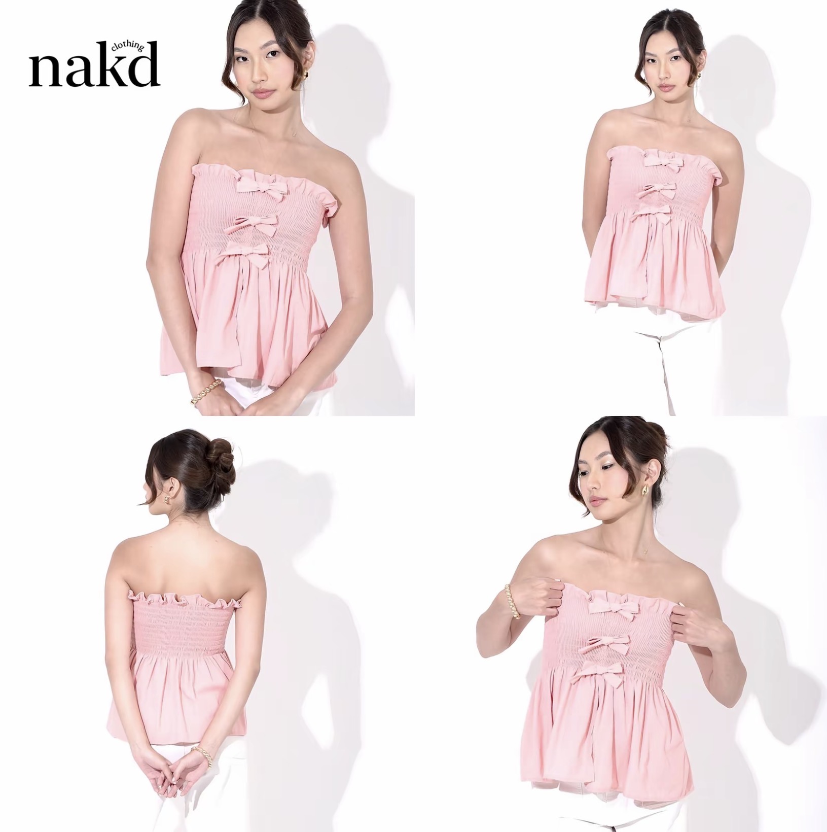 Alessia Ribbon Bustier Top