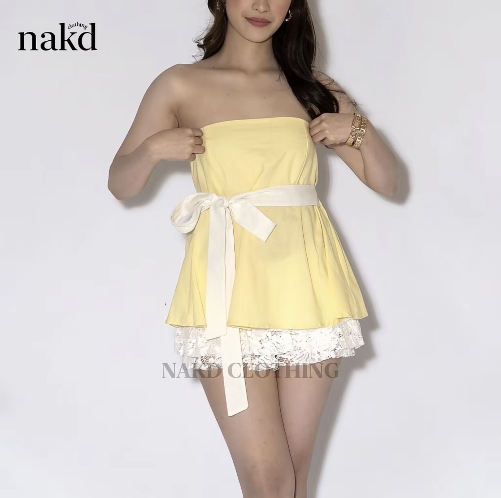 Siena Self Tie Belt Tube Top